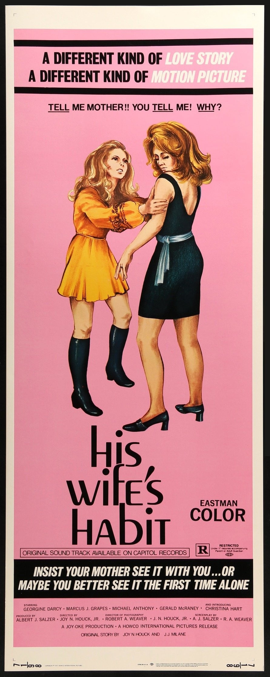 His Wife's Habit (1970) original movie poster for sale at Original Film Art - Vintage Movie Posters