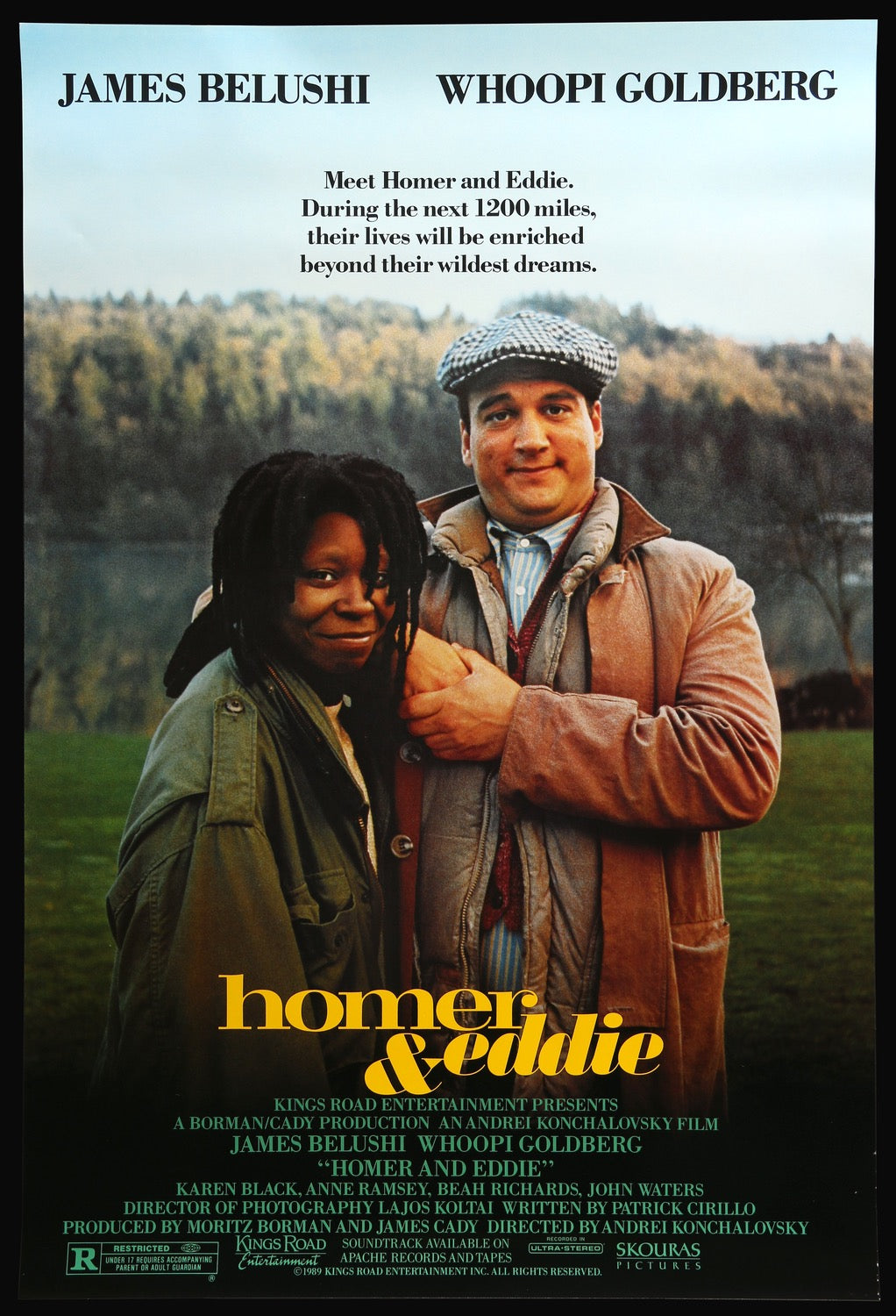 Homer and Eddie (1989) original movie poster for sale at Original Film Art - Vintage Movie Posters