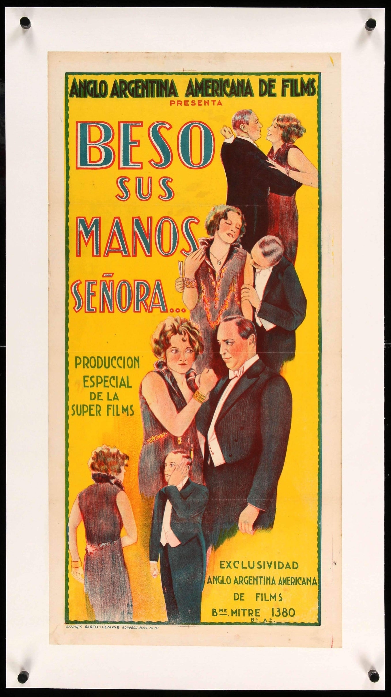 I Kiss Your Hand, Madame (1929) original movie poster for sale at Original Film Art - Vintage Movie Posters