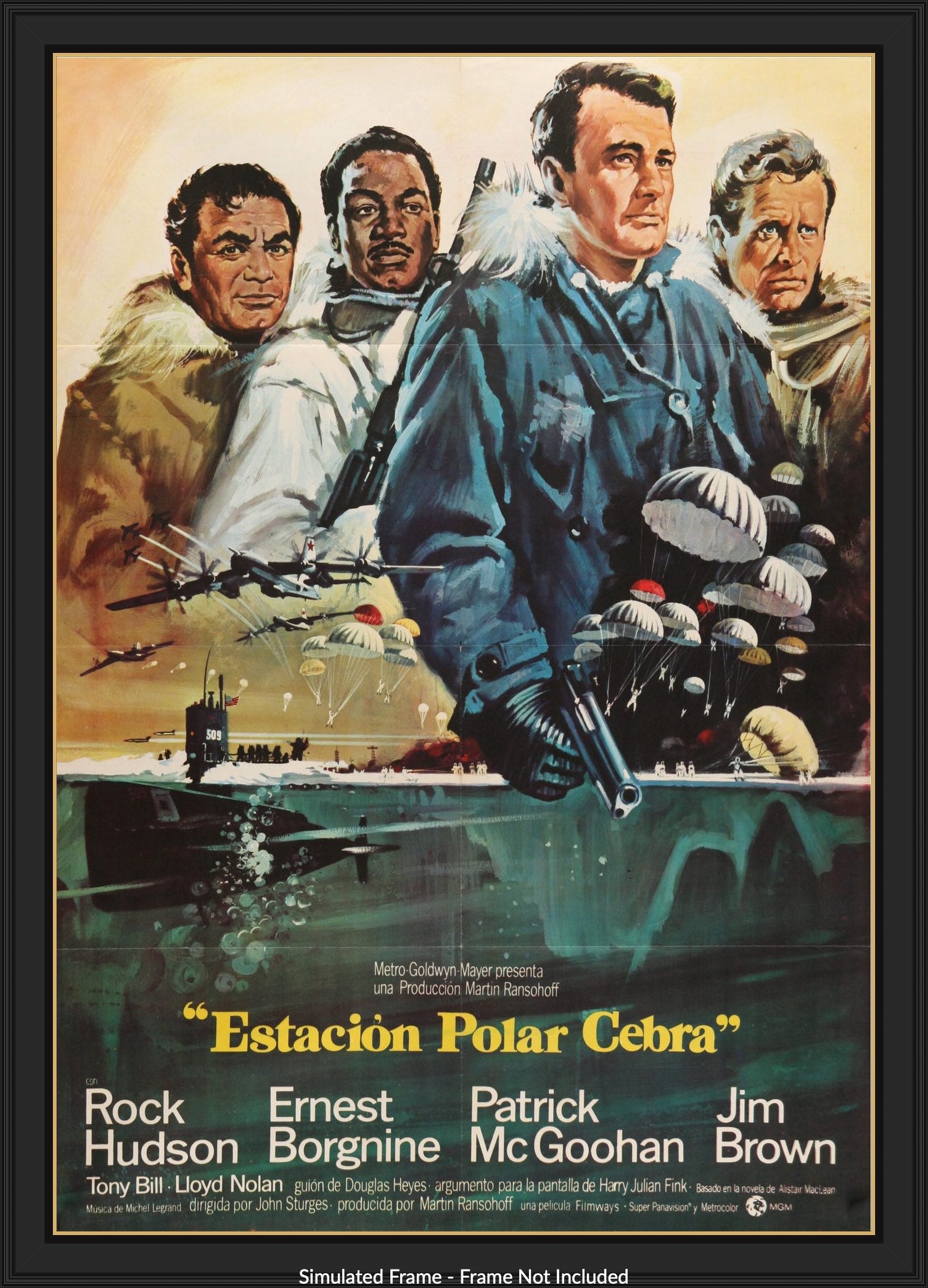 Ice Station Zebra (1968) original movie poster for sale at Original Film Art - Vintage Movie Posters