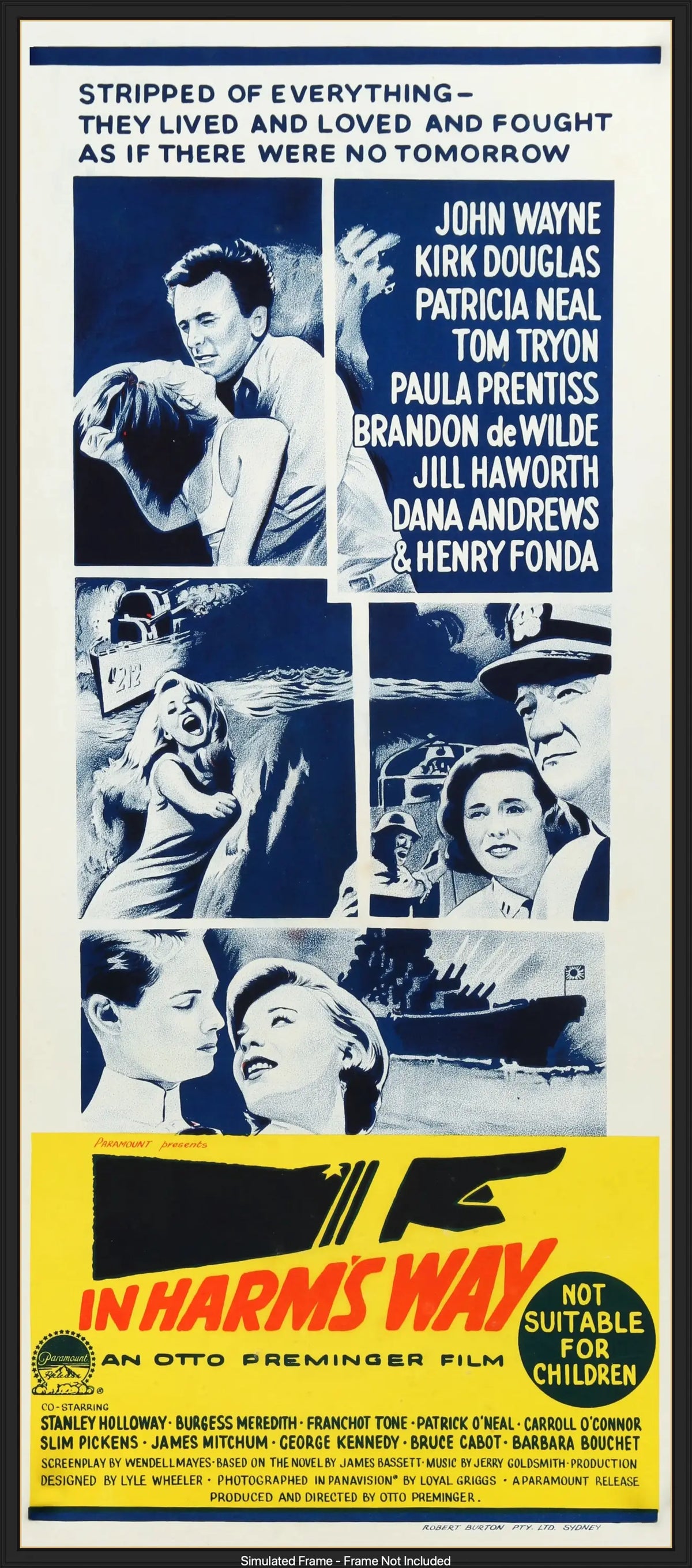 In Harm's Way (1965) original movie poster for sale at Original Film Art - Vintage Movie Posters