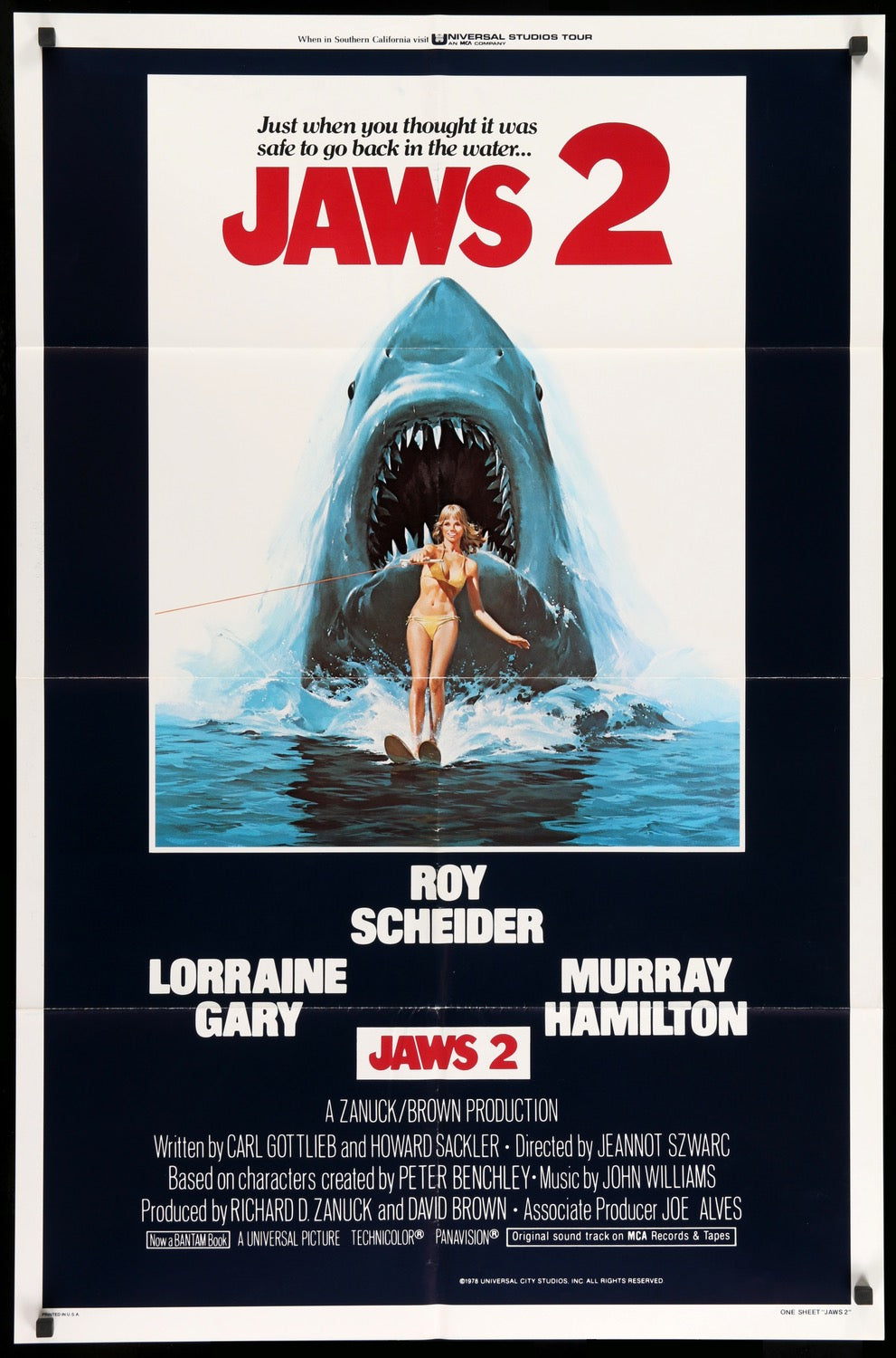 Jaws 2 (1978) original movie poster for sale at Original Film Art - Vintage Movie Posters