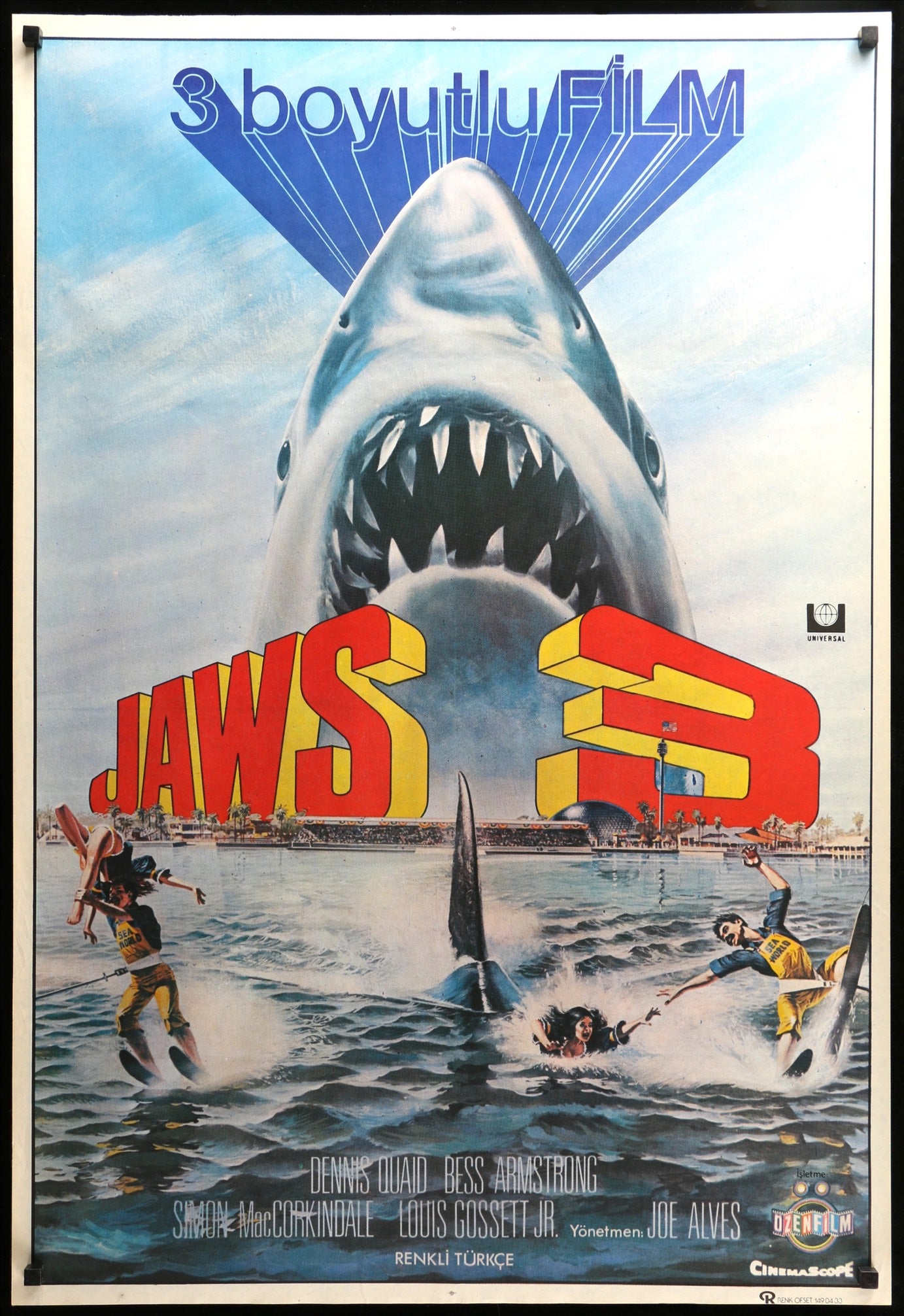 Jaws 3 (1983) original movie poster for sale at Original Film Art - Vintage Movie Posters