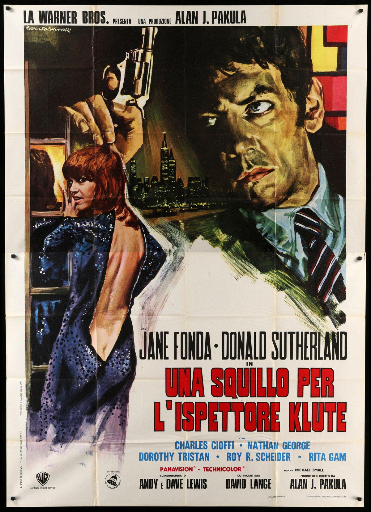 Klute (1971) original movie poster for sale at Original Film Art - Vintage Movie Posters