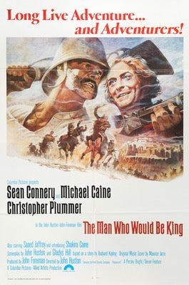 Man Who Would Be King (1975) original movie poster for sale at Original Film Art - Vintage Movie Posters