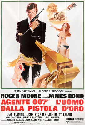 Man with the Golden Gun (1974) original movie poster for sale at Original Film Art - Vintage Movie Posters