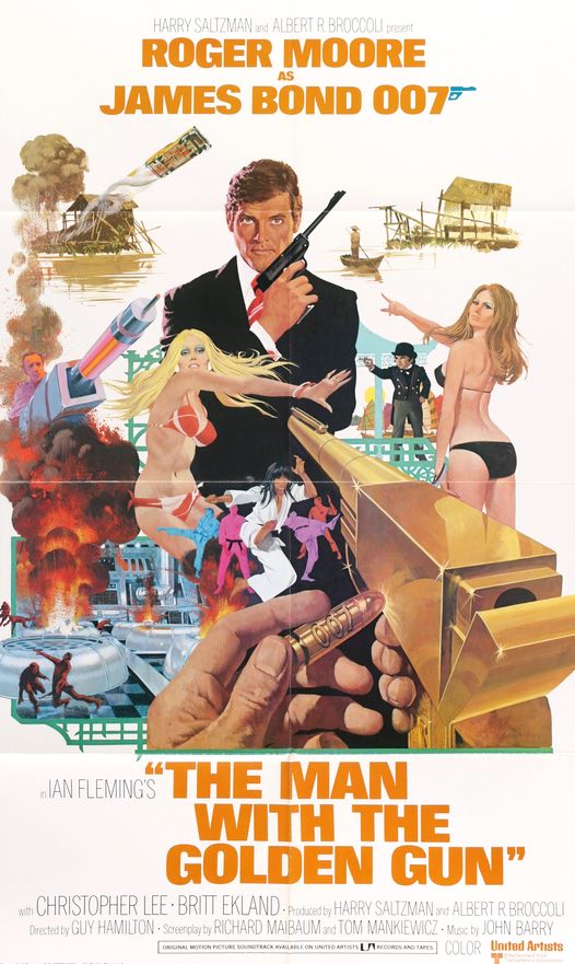 Man with the Golden Gun (1974) original movie poster for sale at Original Film Art - Vintage Movie Posters