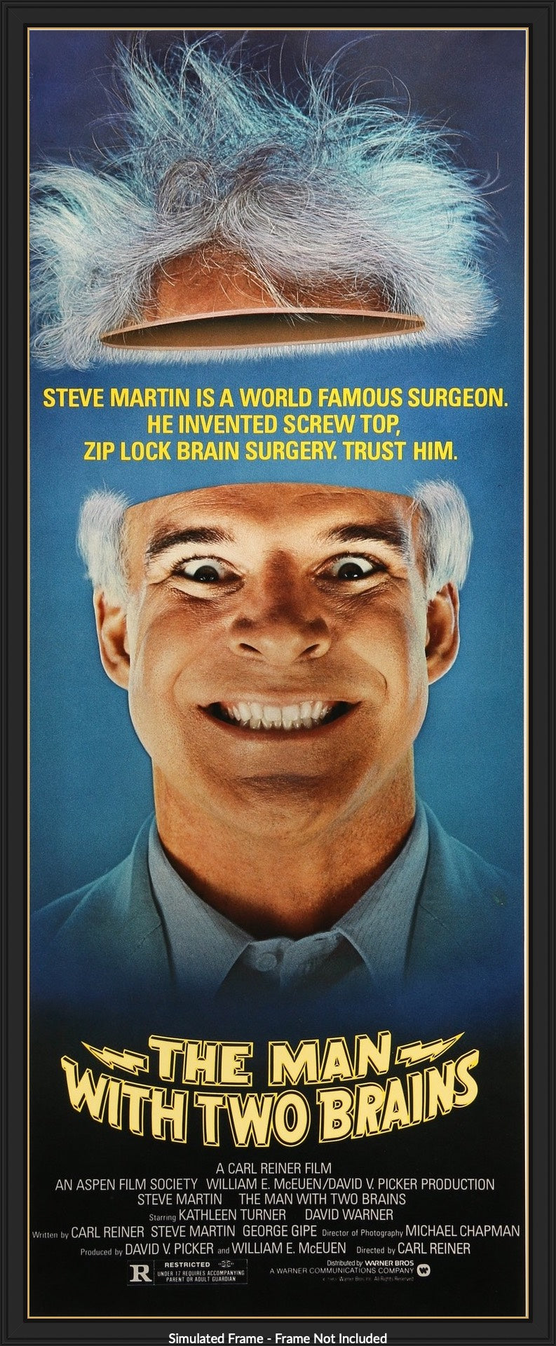 Man With Two Brains (1983) original movie poster for sale at Original Film Art - Vintage Movie Posters