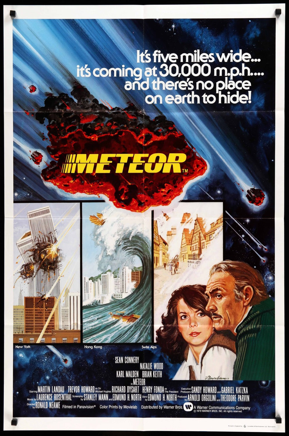 Meteor (1979) original movie poster for sale at Original Film Art - Vintage Movie Posters