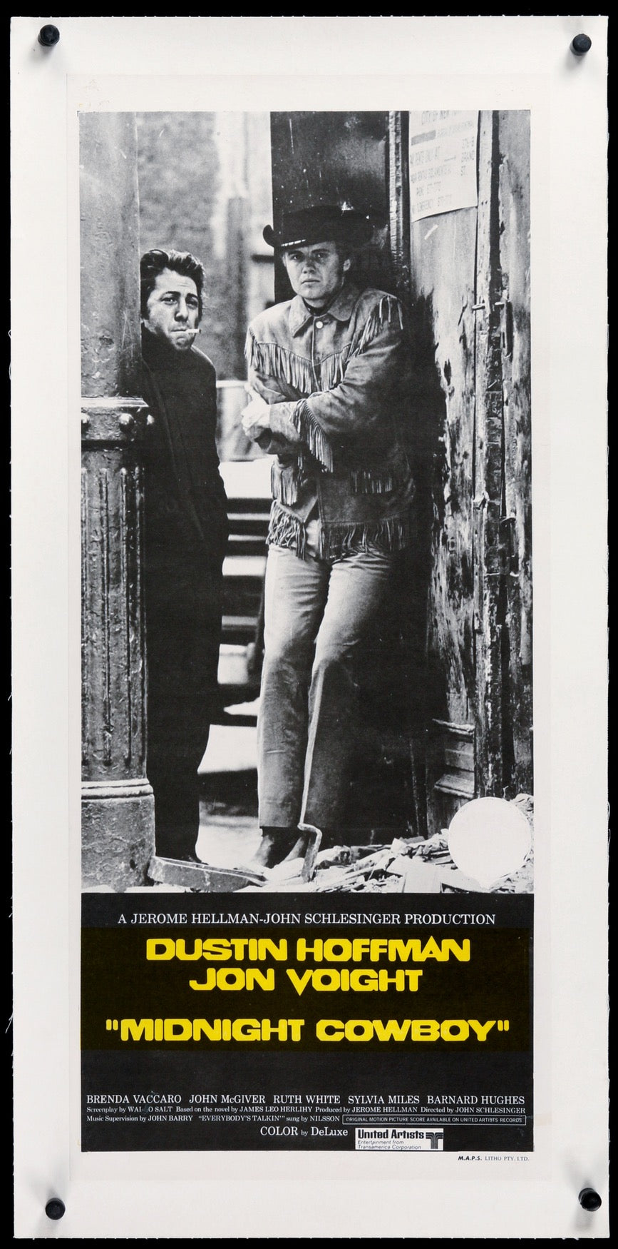 Midnight Cowboy (1969) original movie poster for sale at Original Film Art - Vintage Movie Posters