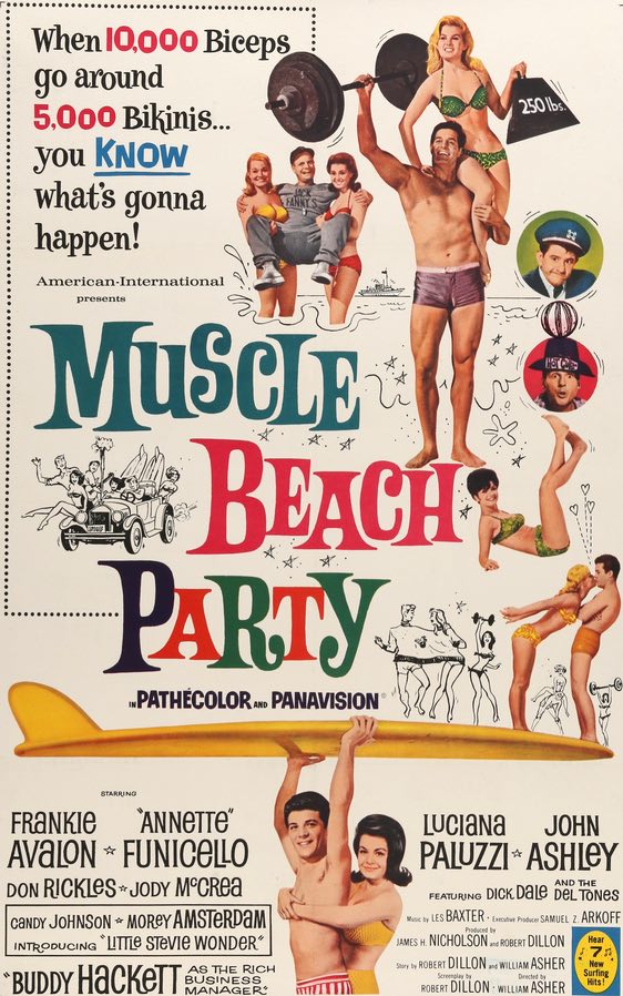 Muscle Beach Party (1964) original movie poster for sale at Original Film Art - Vintage Movie Posters