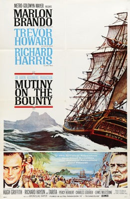 Mutiny On the Bounty (1962) original movie poster for sale at Original Film Art - Vintage Movie Posters