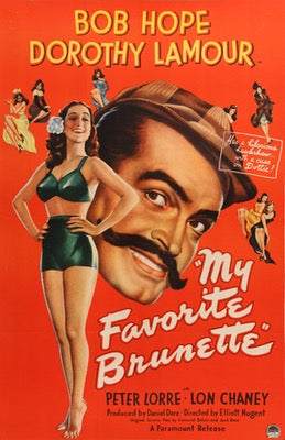 My Favorite Brunette (1947) original movie poster for sale at Original Film Art - Vintage Movie Posters
