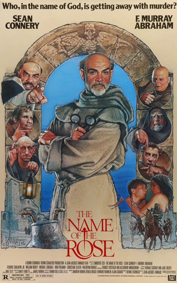 Name of the Rose (1986) original movie poster for sale at Original Film Art - Vintage Movie Posters