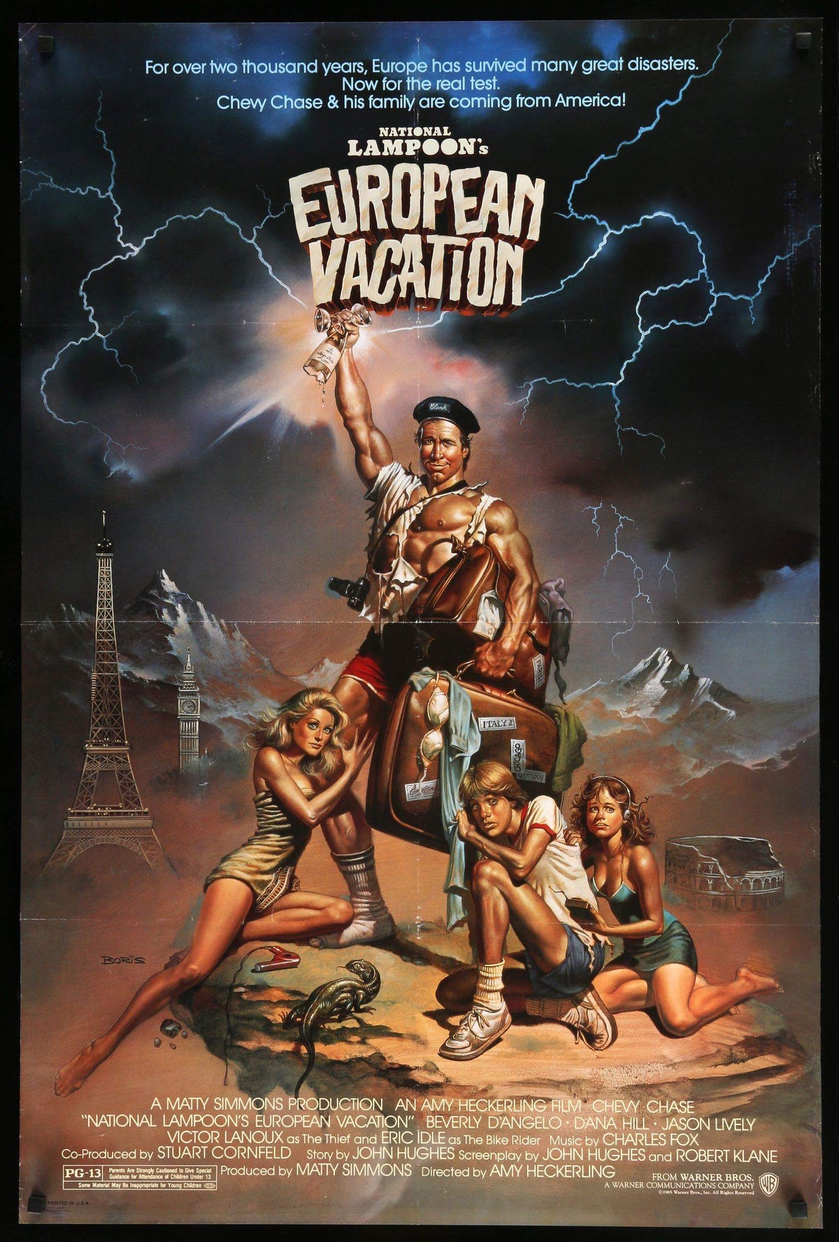 National Lampoon&#39;s European Vacation (1985) original movie poster for sale at Original Film Art - Vintage Movie Posters