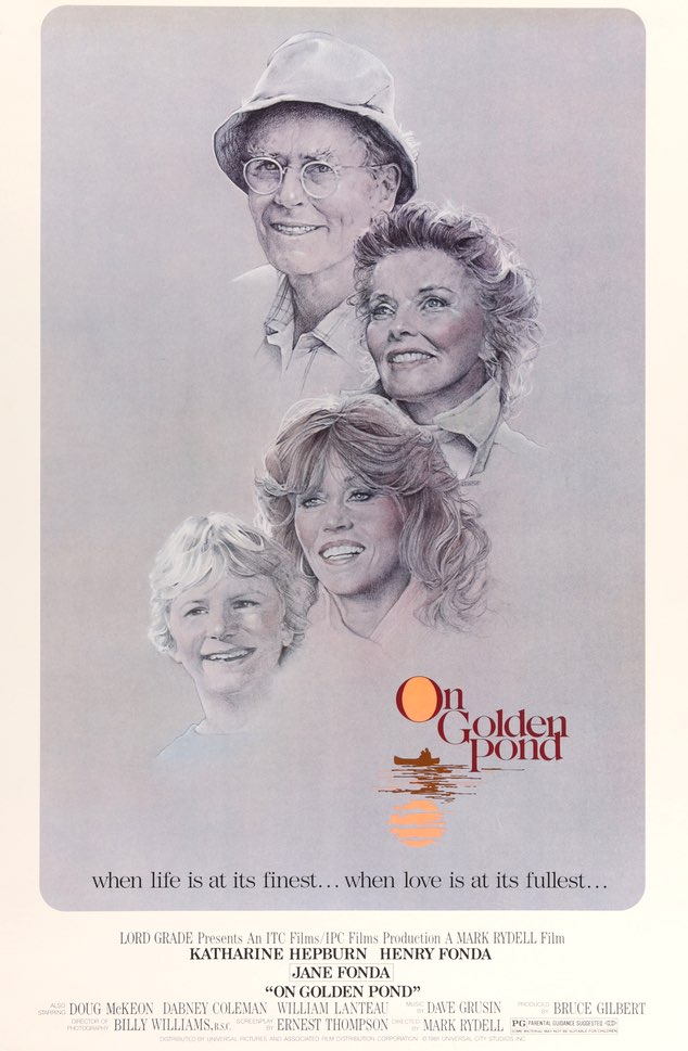 On Golden Pond (1981) original movie poster for sale at Original Film Art - Vintage Movie Posters