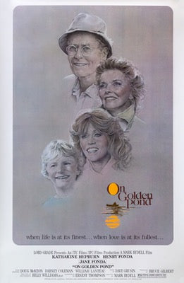 On Golden Pond (1981) original movie poster for sale at Original Film Art - Vintage Movie Posters