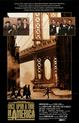 Once Upon a Time in America (1984) original movie poster for sale at Original Film Art - Vintage Movie Posters