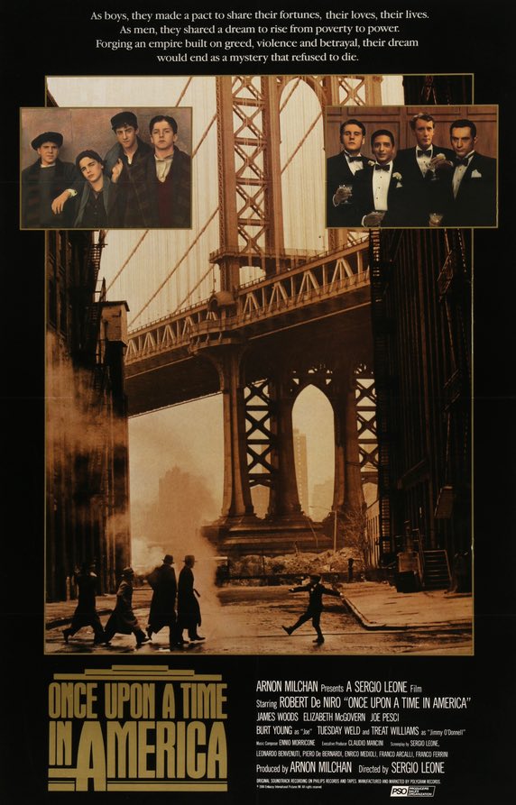 Once Upon a Time in America (1984) original movie poster for sale at Original Film Art - Vintage Movie Posters