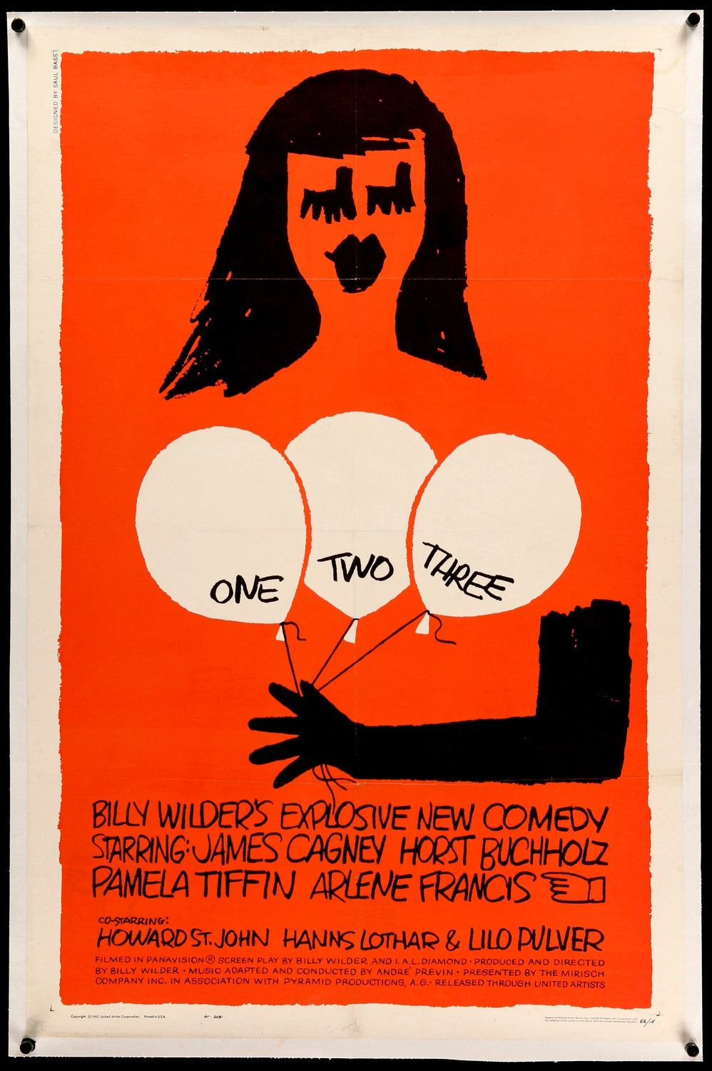 One, Two, Three (1961) original movie poster for sale at Original Film Art