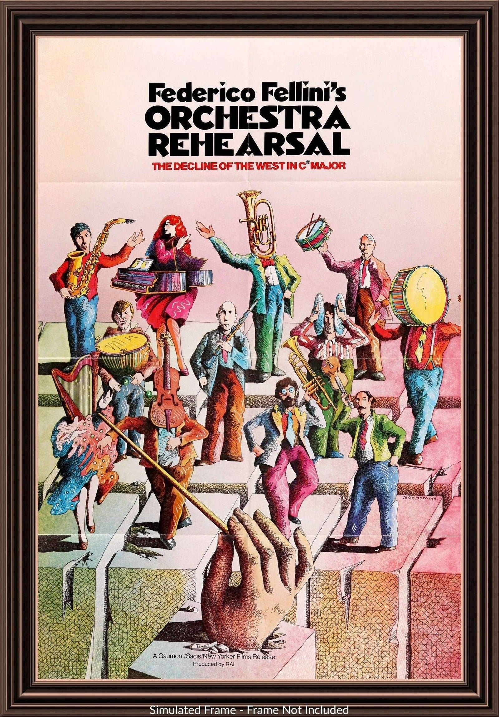 Orchestra Rehearsal (1979) original movie poster for sale at Original Film Art - Vintage Movie Posters