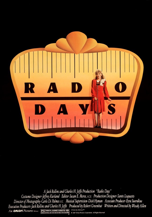 Radio Days (1987) original movie poster for sale at Original Film Art - Vintage Movie Posters