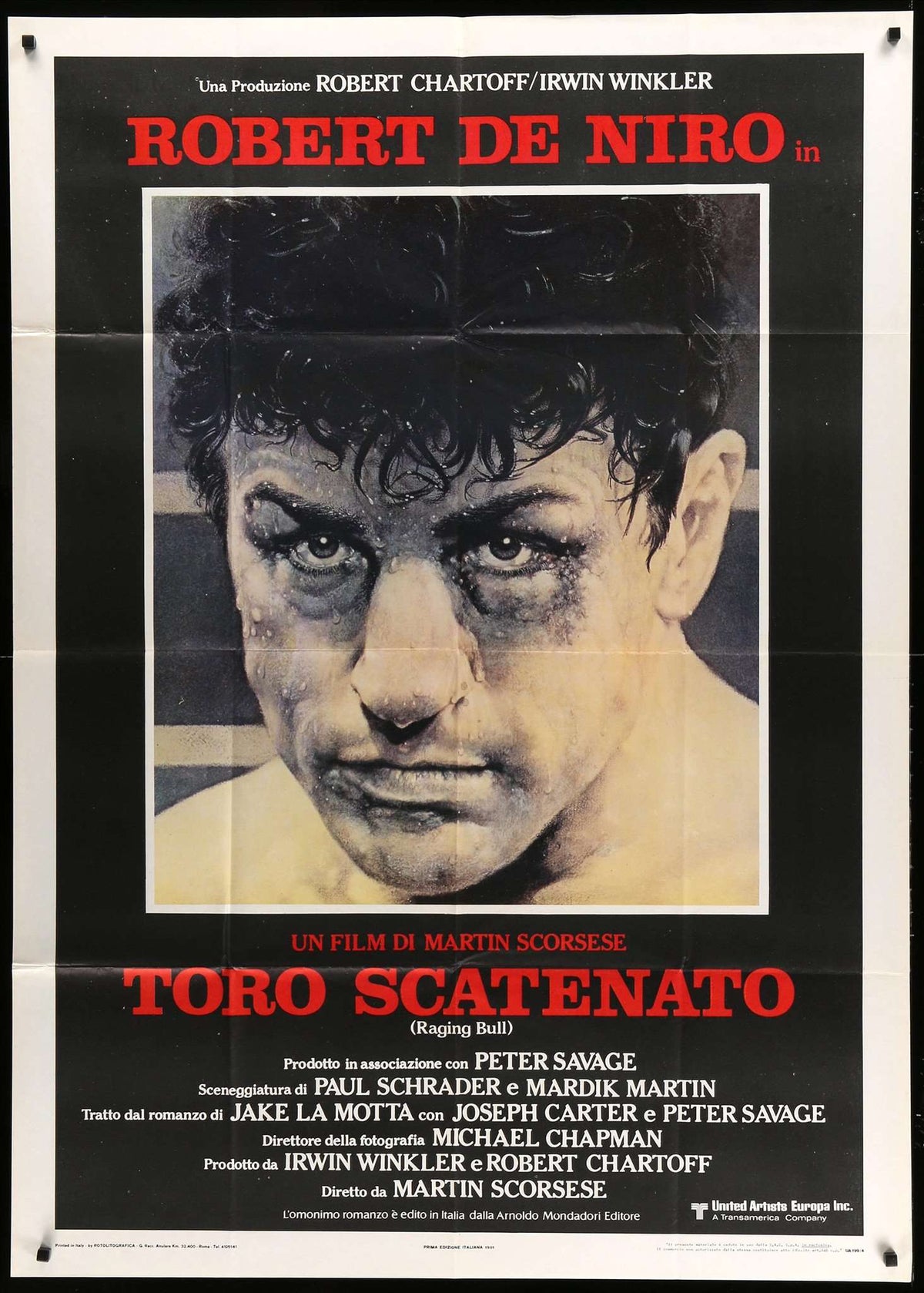 Raging Bull (1980) original movie poster for sale at Original Film Art - Vintage Movie Posters