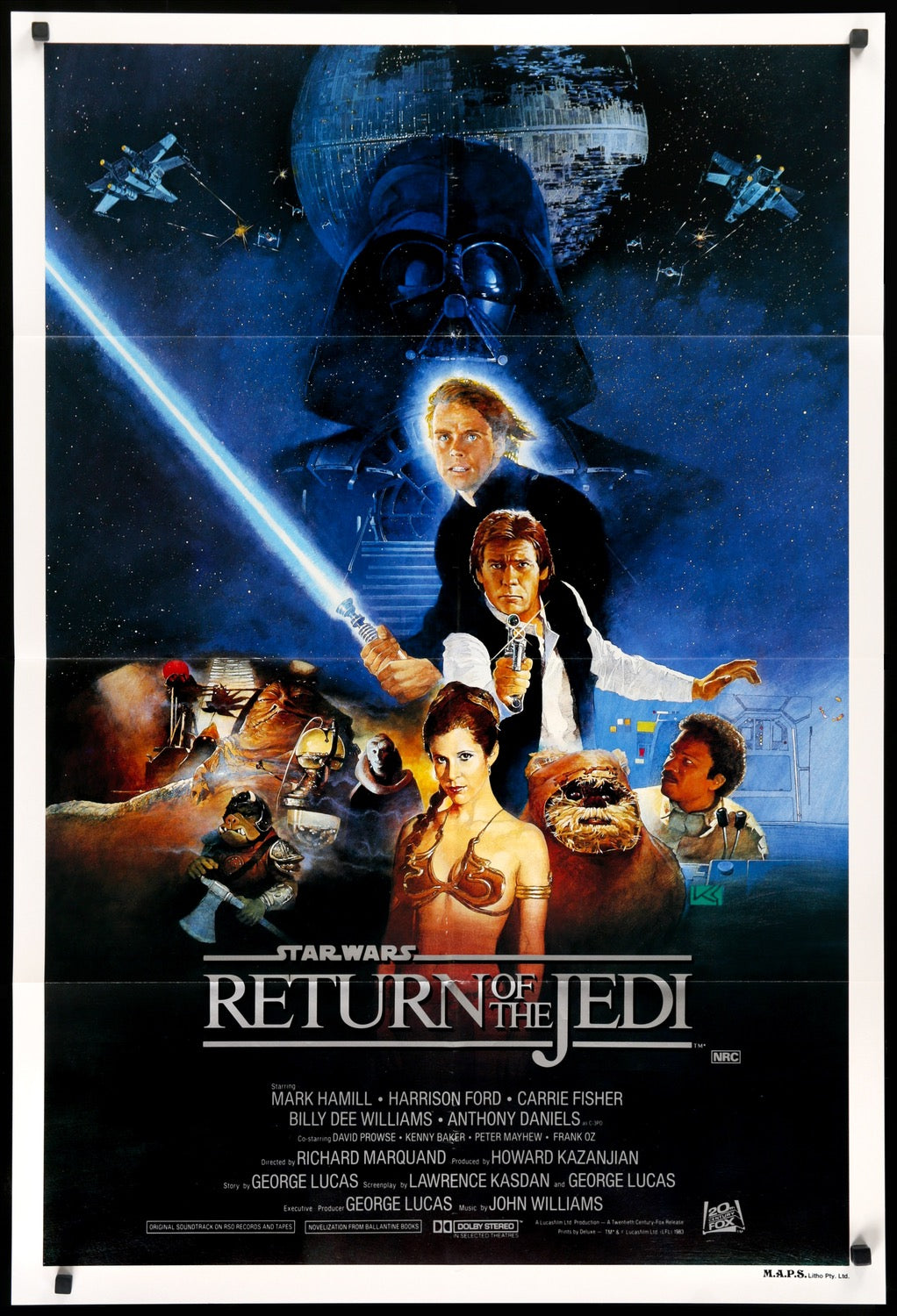 Return of the Jedi (1983) original movie poster for sale at Original Film Art - Vintage Movie Posters