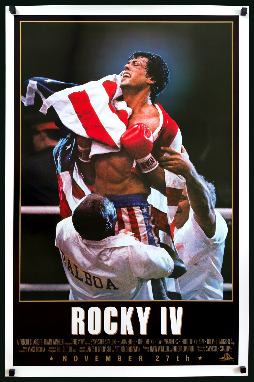 Rocky IV (1985) original movie poster for sale at Original Film Art - Vintage Movie Posters