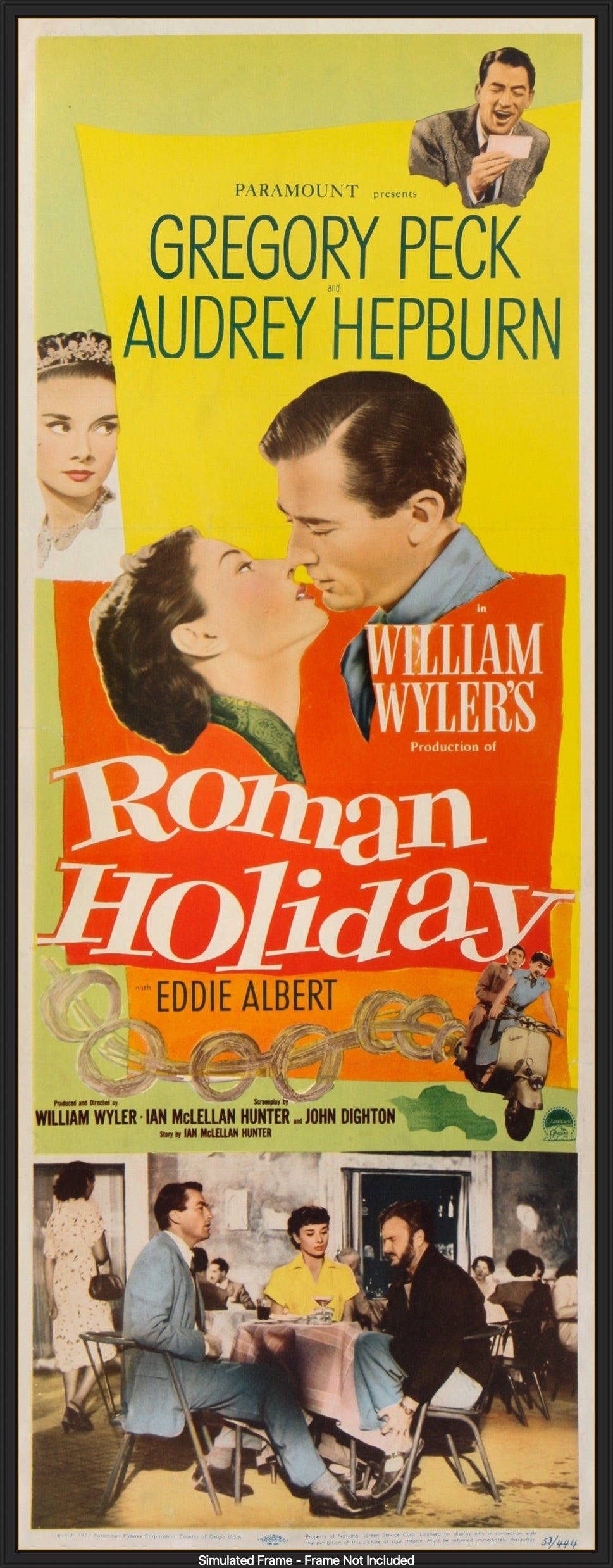 Roman Holiday (1953) original movie poster for sale at Original Film Art - Vintage Movie Posters