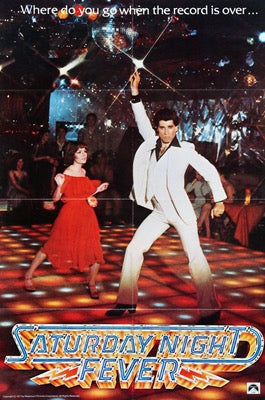 Saturday Night Fever (1977) original movie poster for sale at Original Film Art - Vintage Movie Posters