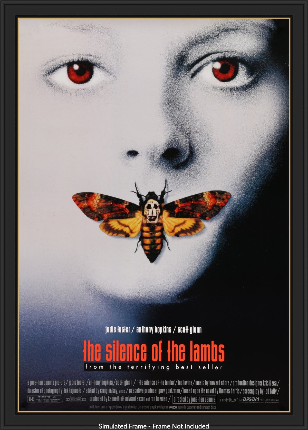 Silence of the Lambs (1991) original movie poster for sale at Original Film Art - Vintage Movie Posters