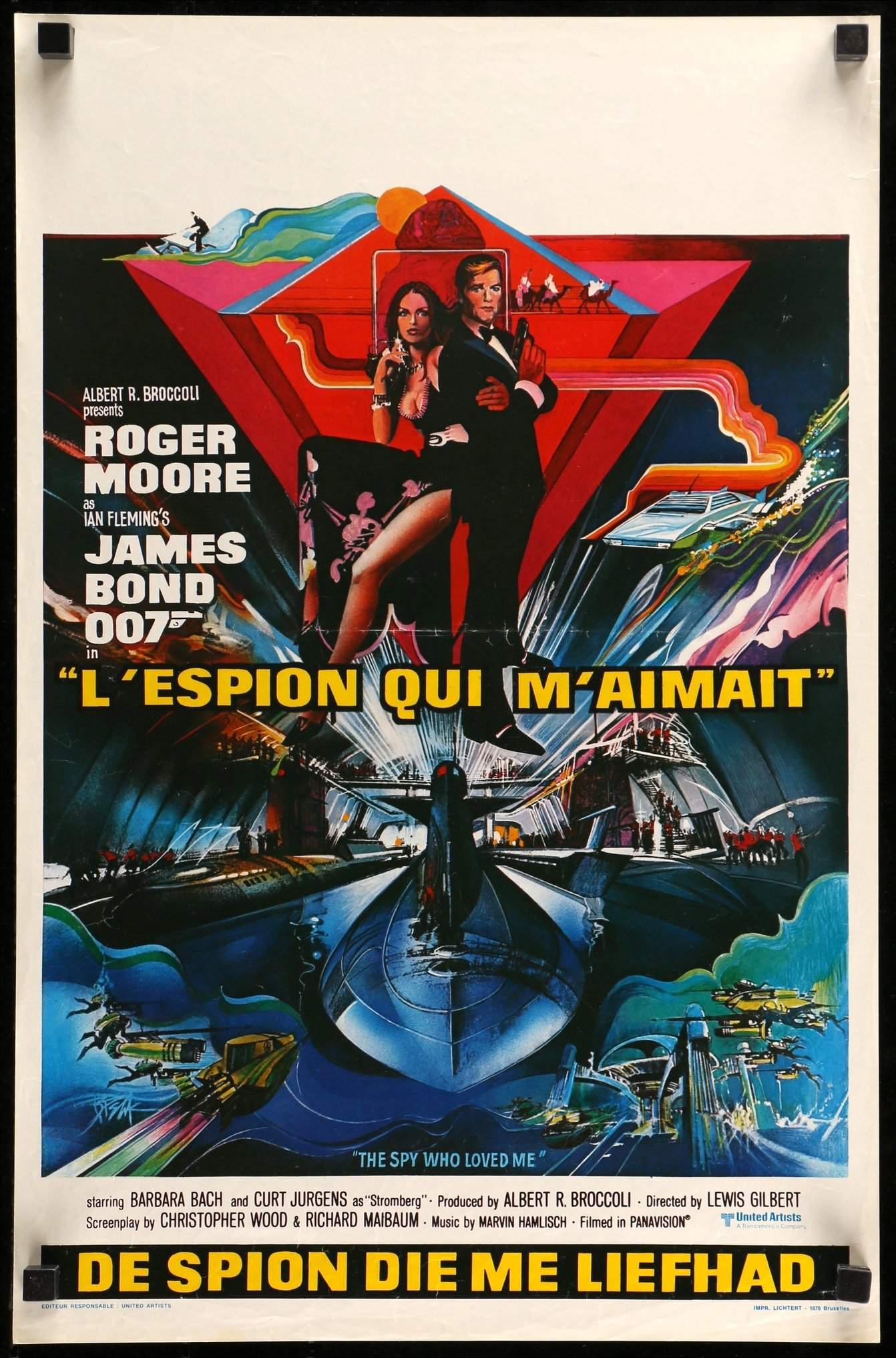 Spy Who Loved Me (1977) original movie poster for sale at Original Film Art - Vintage Movie Posters