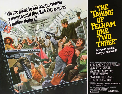 Taking of Pelham One Two Three (1974) original movie poster for sale at Original Film Art - Vintage Movie Posters