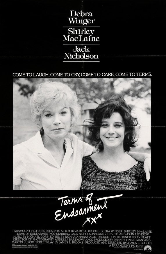 Terms of Endearment (1983) original movie poster for sale at Original Film Art - Vintage Movie Posters