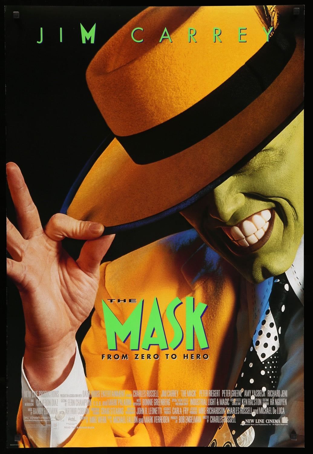 Mask (1994) original movie poster for sale at Original Film Art - Vintage Movie Posters