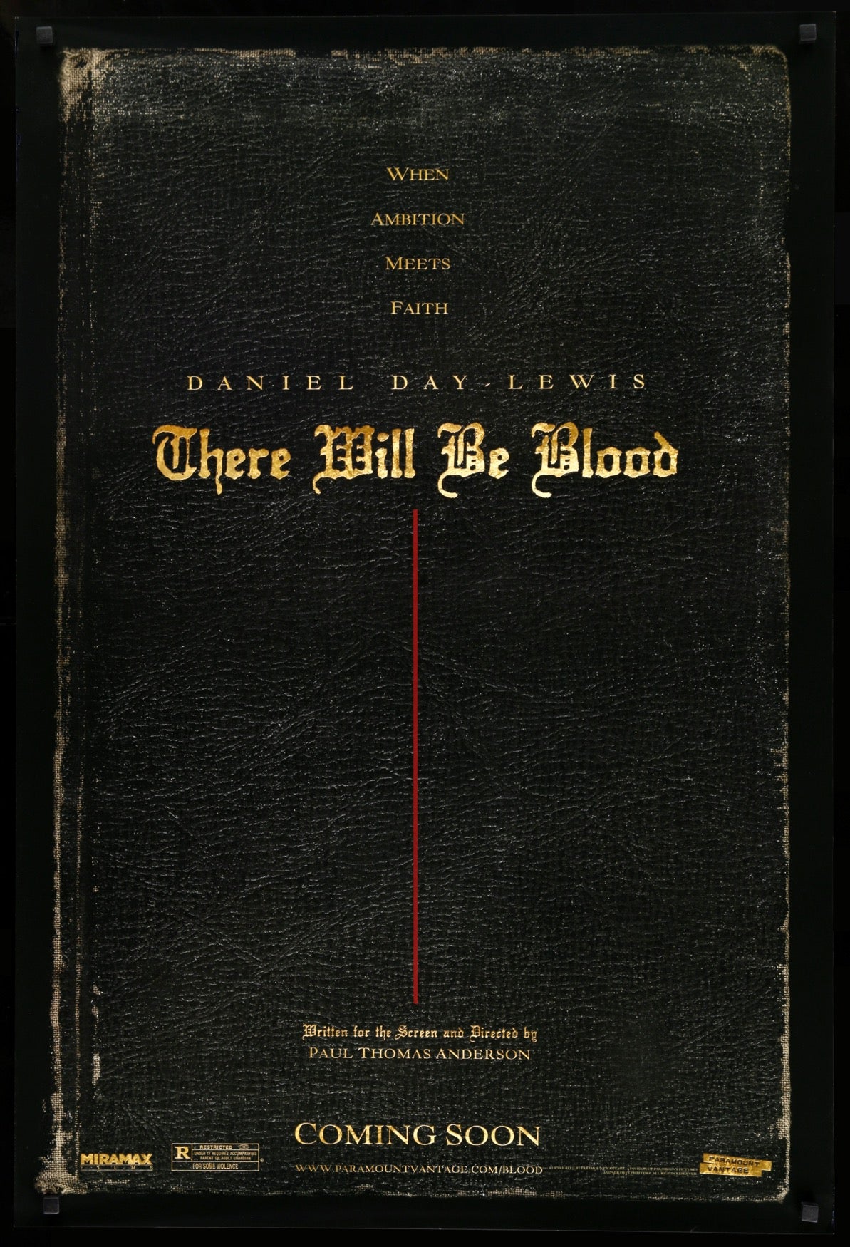 There Will Be Blood (2007) original movie poster for sale at Original Film Art - Vintage Movie Posters