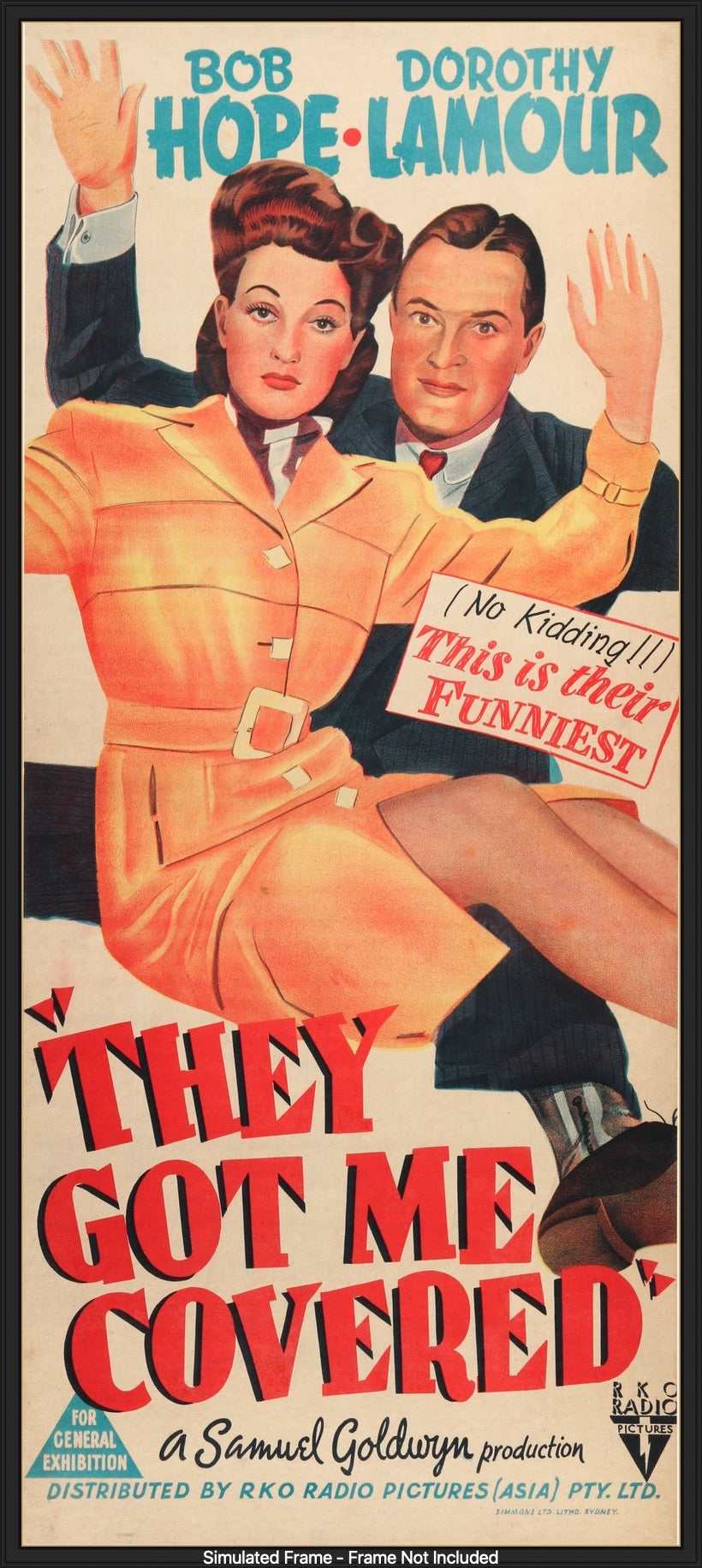 They Got Me Covered (1943) original movie poster for sale at Original Film Art