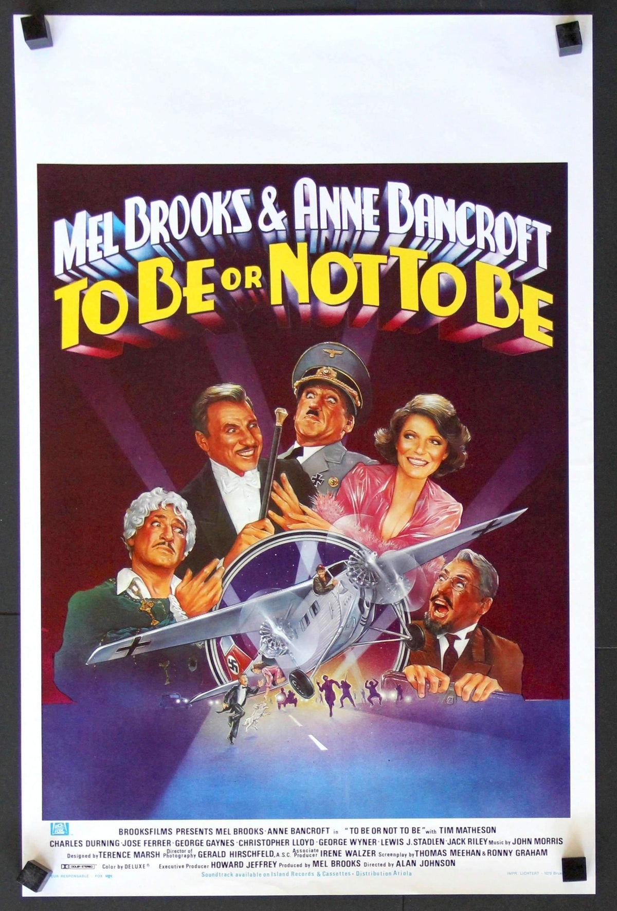 To Be or Not to Be (1983) original movie poster for sale at Original Film Art - Vintage Movie Posters