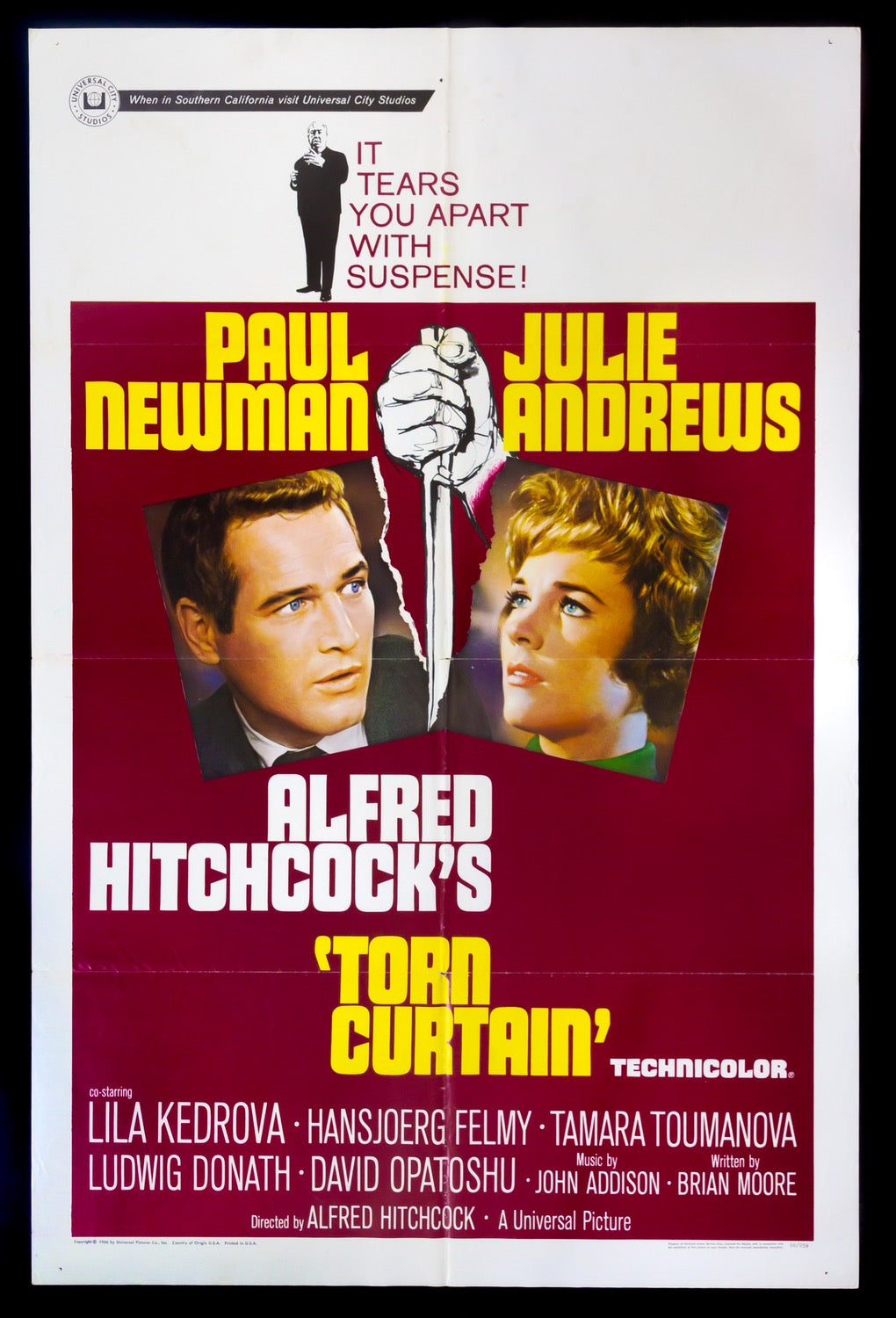 Torn Curtain (1966) original movie poster for sale at Original Film Art - Vintage Movie Posters