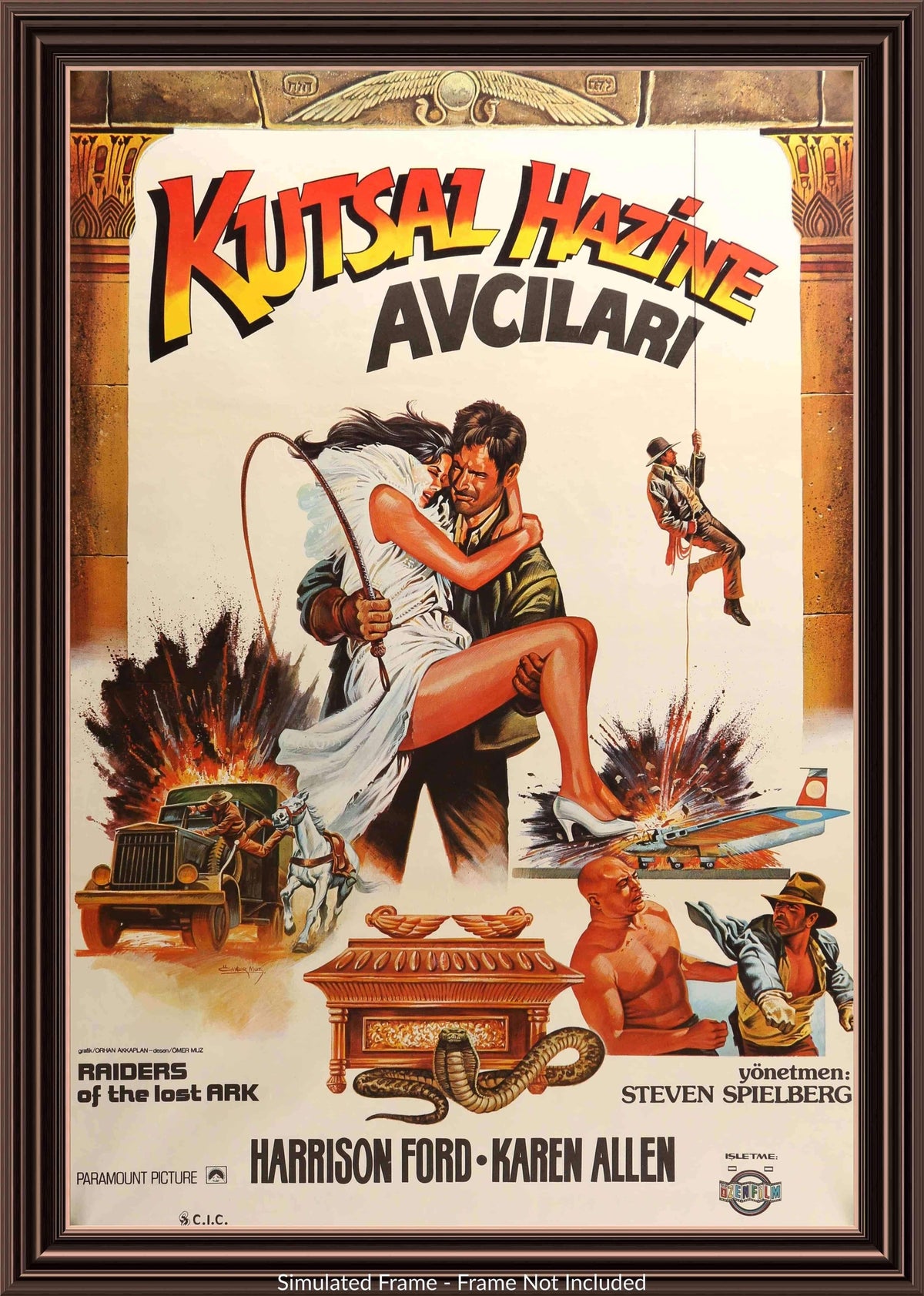 Raiders of the Lost Ark (1981) original movie poster for sale at Original Film Art - Vintage Movie Posters