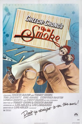Up in Smoke (1978) original movie poster for sale at Original Film Art - Vintage Movie Posters
