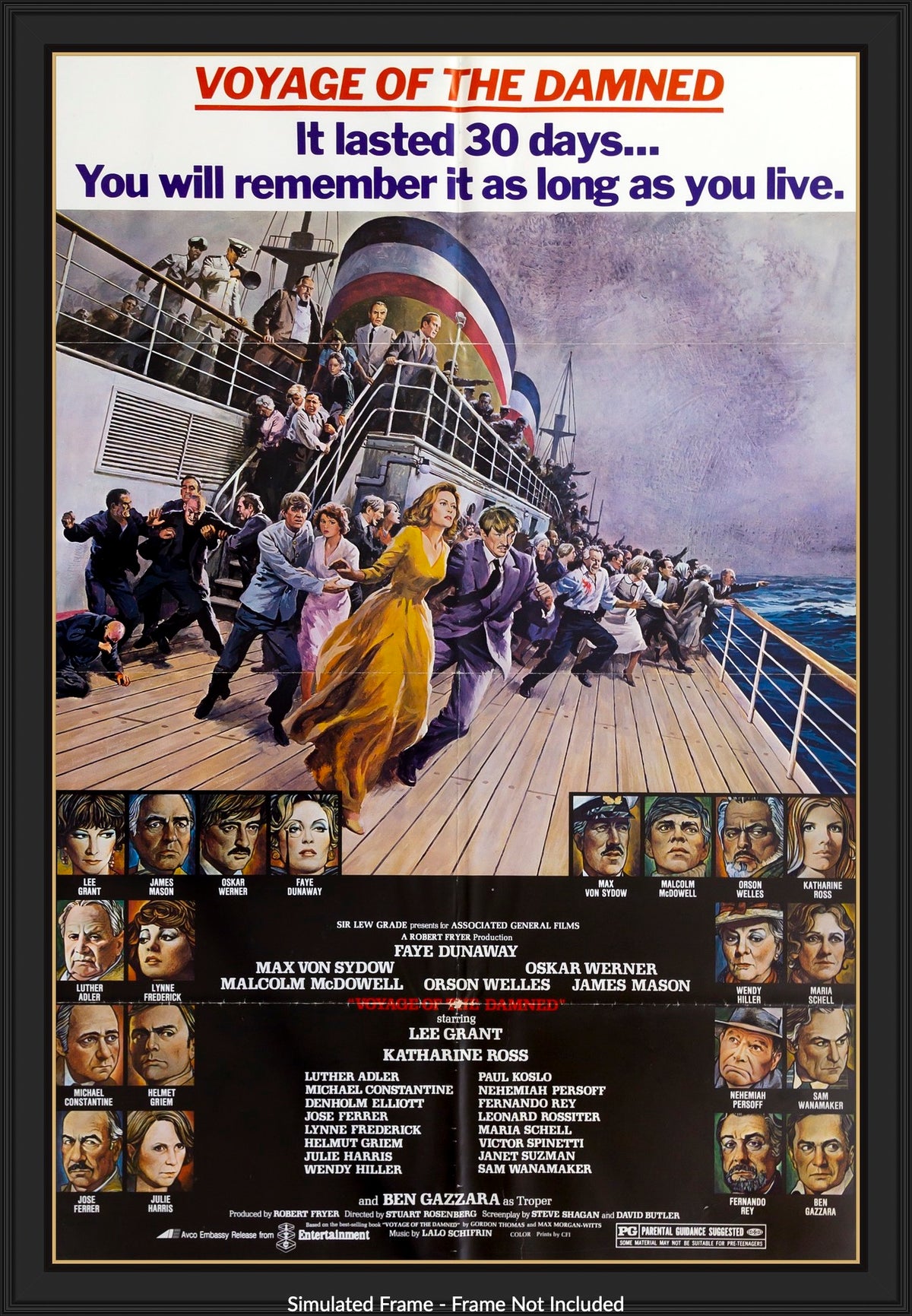 Voyage of the Damned (1976) original movie poster for sale at Original Film Art - Vintage Movie Posters