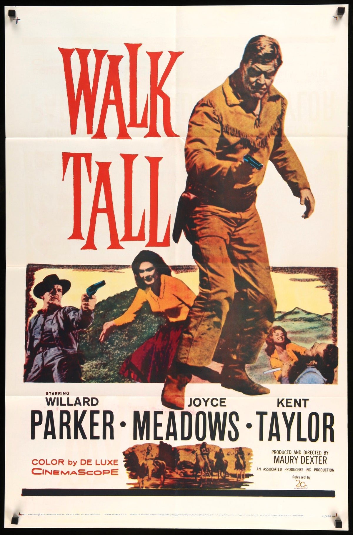 Walk Tall (1960) original movie poster for sale at Original Film Art