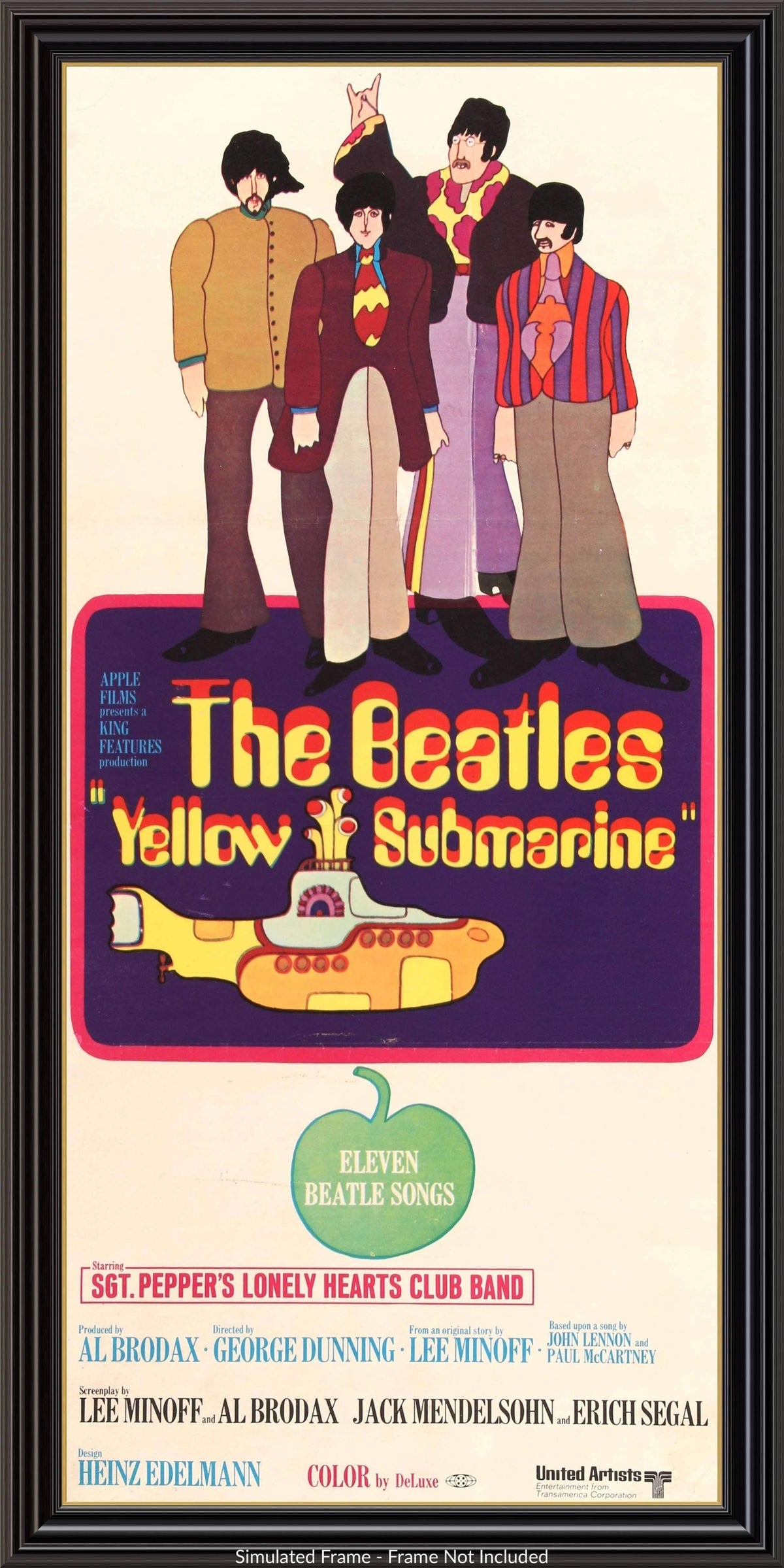 Yellow Submarine (1968) original movie poster for sale at Original Film Art - Vintage Movie Posters