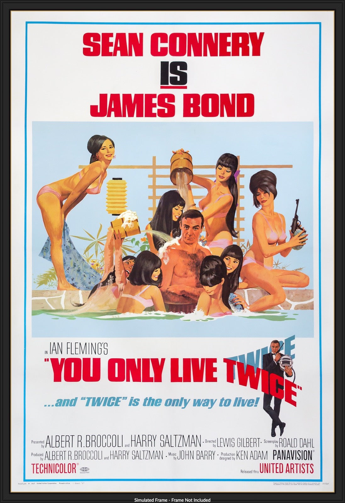 You Only Live Twice (1967) original movie poster for sale at Original Film Art - Vintage Movie Posters