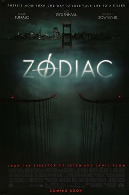 Zodiac (2007) original movie poster for sale at Original Film Art